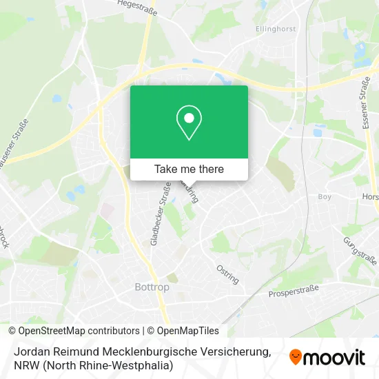 Jordan Reimund Mecklenburgische Versicherung map
