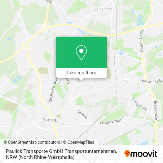 Карта Paulick Transporte GmbH Transportunternehmen
