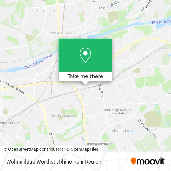 Карта Wohnanlage Wörthstr