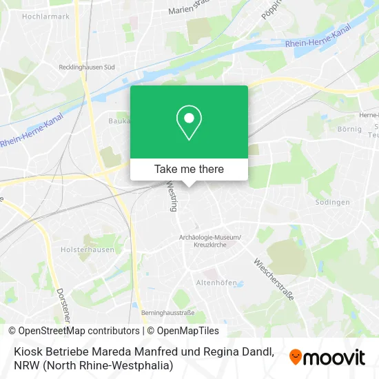 Карта Kiosk Betriebe Mareda Manfred und Regina Dandl