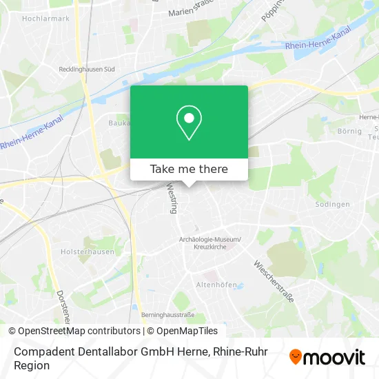 Карта Compadent Dentallabor GmbH Herne