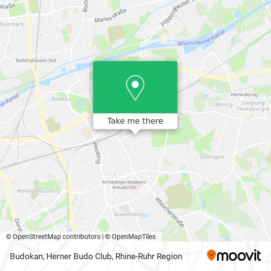 Budokan, Herner Budo Club map