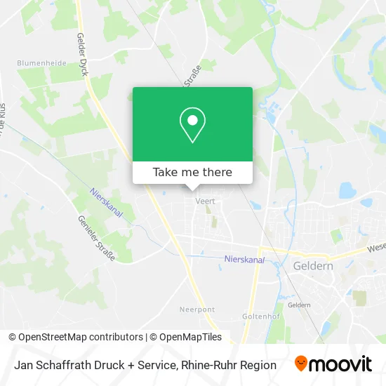 Карта Jan Schaffrath Druck + Service