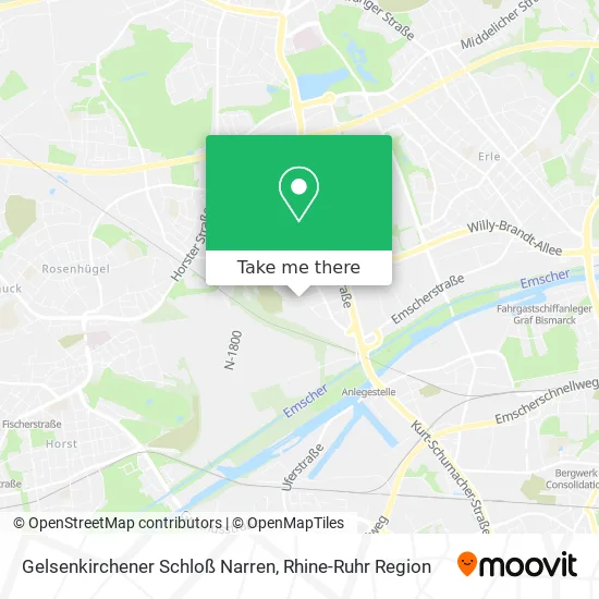 Карта Gelsenkirchener Schloß Narren