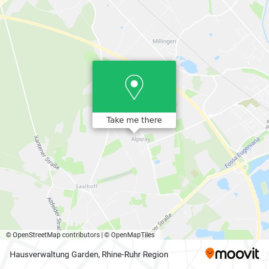 Hausverwaltung Garden map