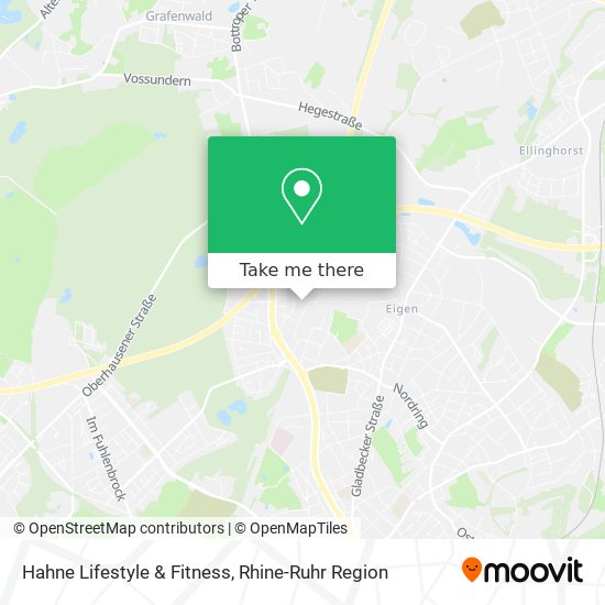 Hahne Lifestyle & Fitness map