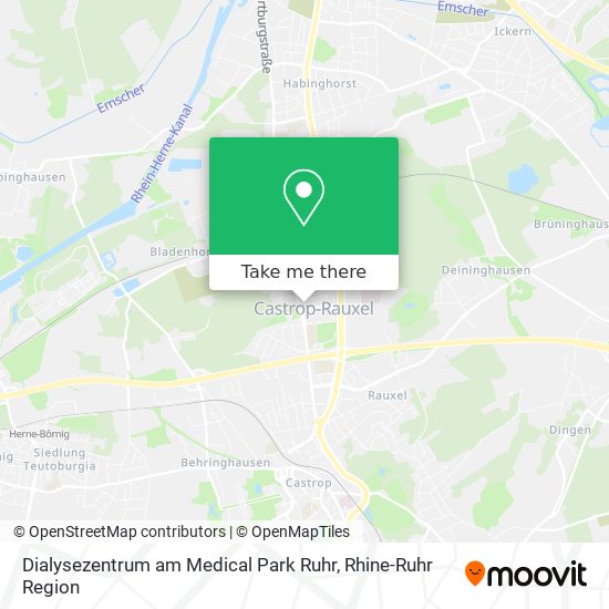 Карта Dialysezentrum am Medical Park Ruhr