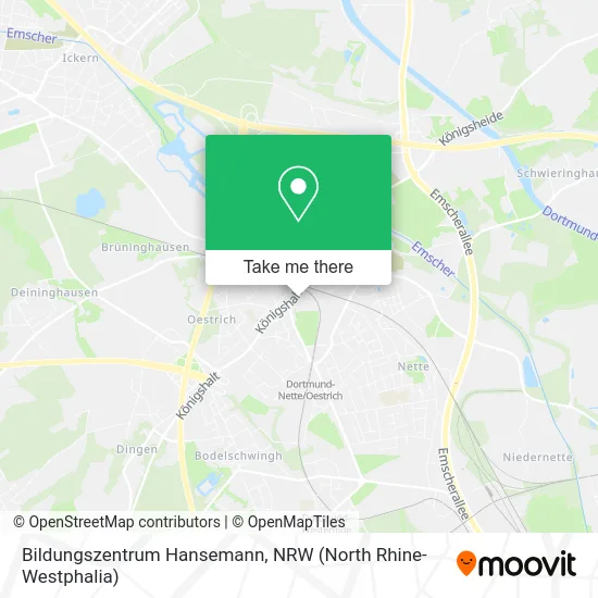 Bildungszentrum Hansemann map