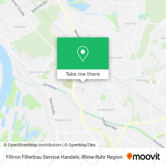 Filtron Filterbau Service Handels map