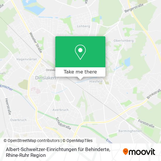 Albert-Schweitzer-Einrichtungen für Behinderte map