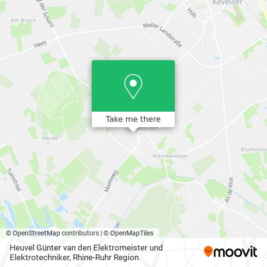 Карта Heuvel Günter van den Elektromeister und Elektrotechniker