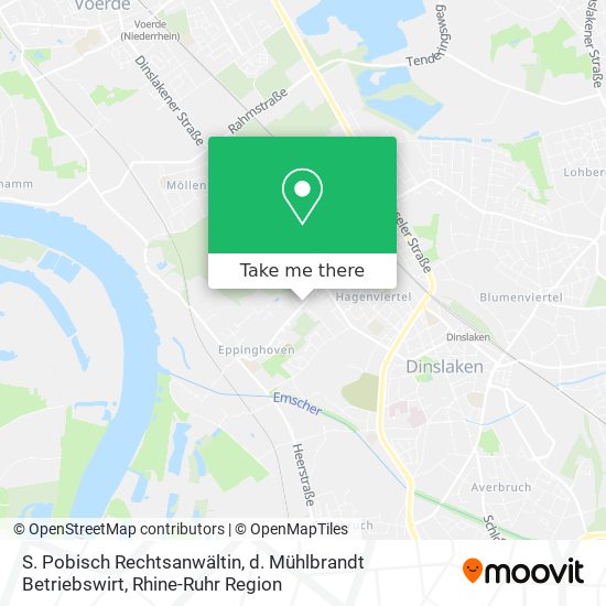S. Pobisch Rechtsanwältin, d. Mühlbrandt Betriebswirt map