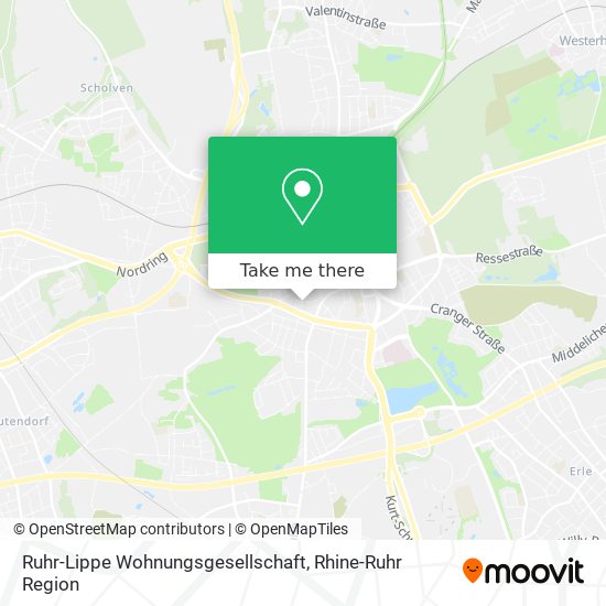 Ruhr-Lippe Wohnungsgesellschaft map