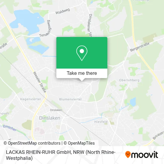 LACKAS RHEIN-RUHR GmbH map