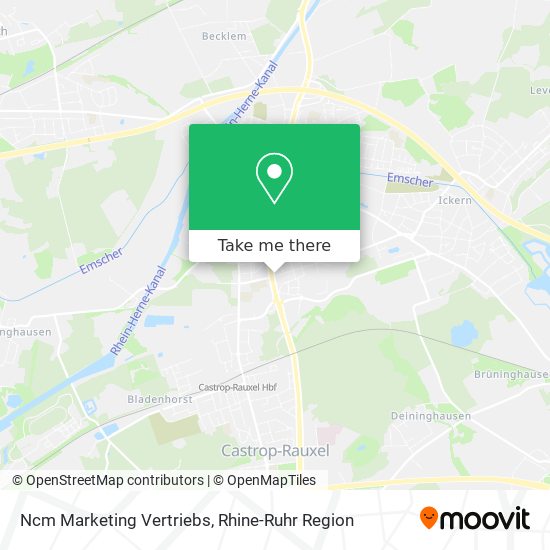 Ncm Marketing Vertriebs map