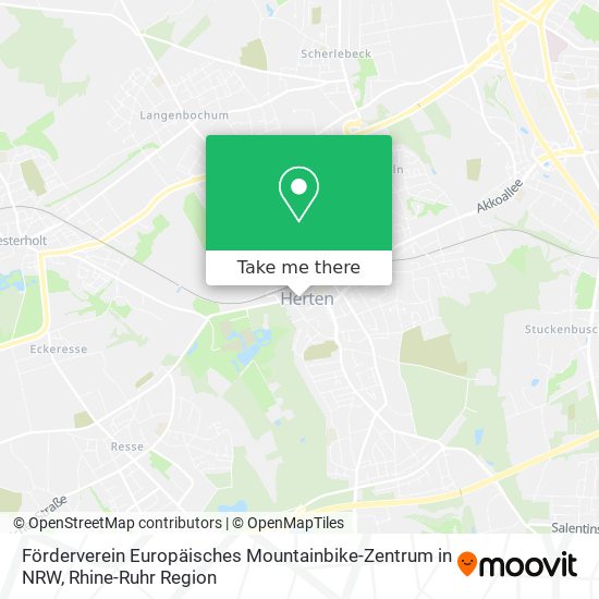 Förderverein Europäisches Mountainbike-Zentrum in NRW map