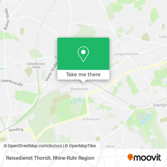 Карта Reisedienst Thoridt