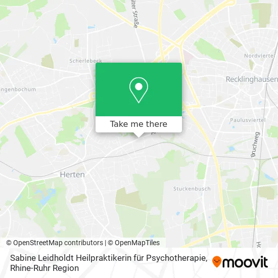 Карта Sabine Leidholdt Heilpraktikerin für Psychotherapie