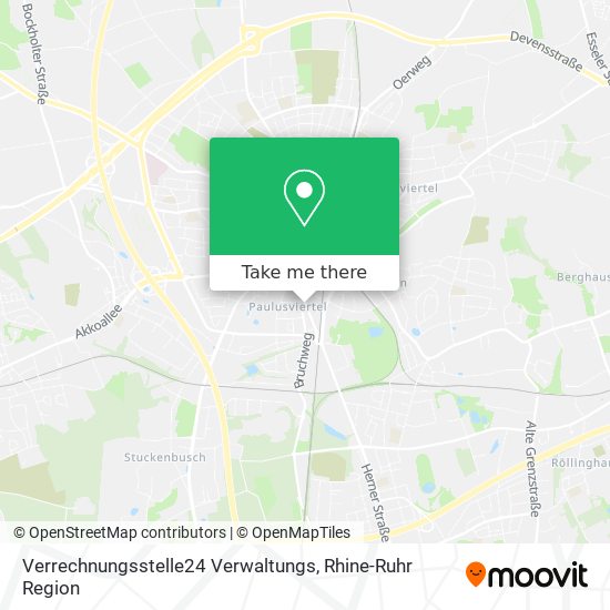 Verrechnungsstelle24 Verwaltungs map