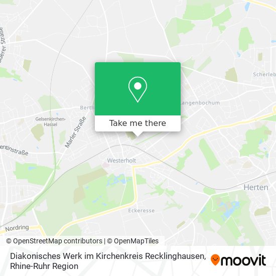 Diakonisches Werk im Kirchenkreis Recklinghausen map