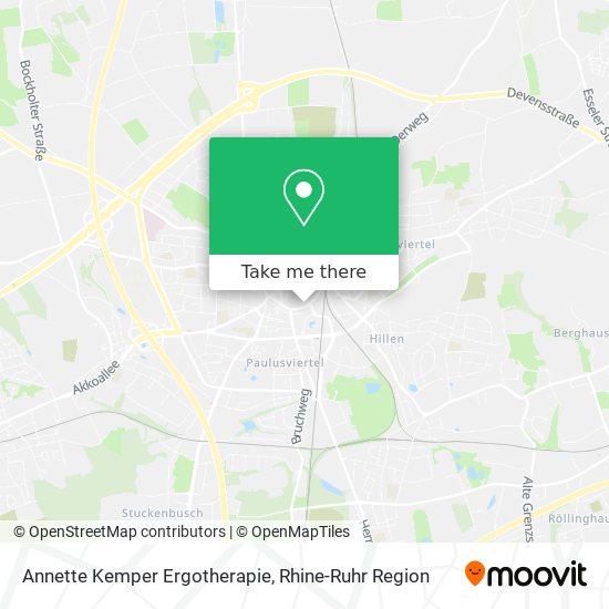 Annette Kemper Ergotherapie map