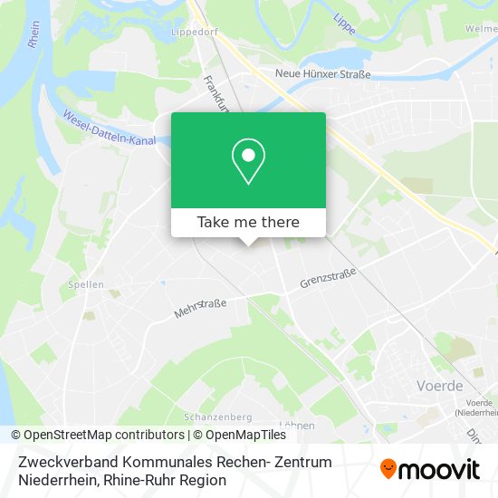 Zweckverband Kommunales Rechen- Zentrum Niederrhein map