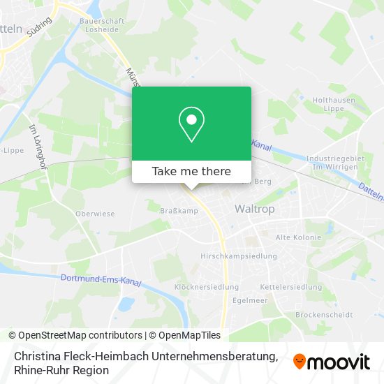 Christina Fleck-Heimbach Unternehmensberatung map