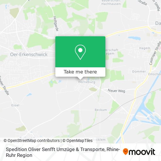 Spedition Oliver Senfft Umzüge & Transporte map