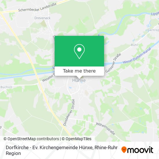 Dorfkirche - Ev. Kirchengemeinde Hünxe map