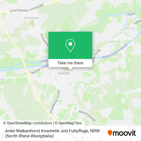 Карта Anke Walkenhorst Kosmetik und Fußpflege
