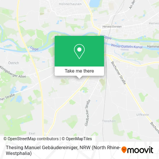 Карта Thesing Manuel Gebäudereiniger