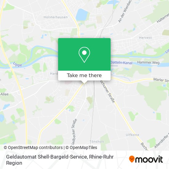 Geldautomat Shell-Bargeld-Service map
