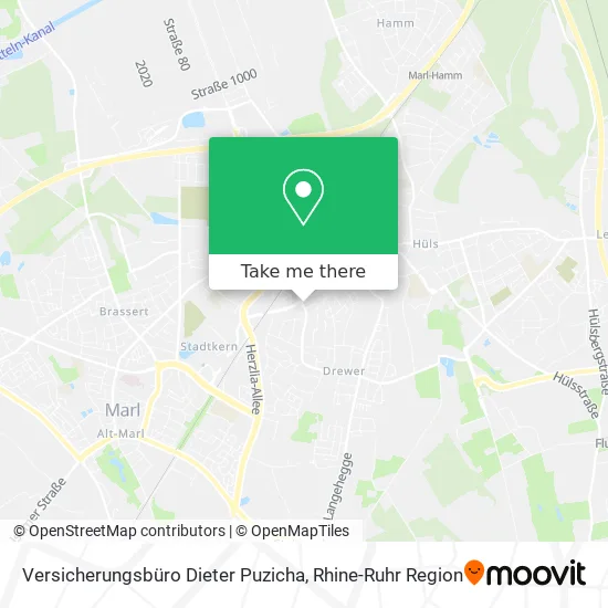 Карта Versicherungsbüro Dieter Puzicha