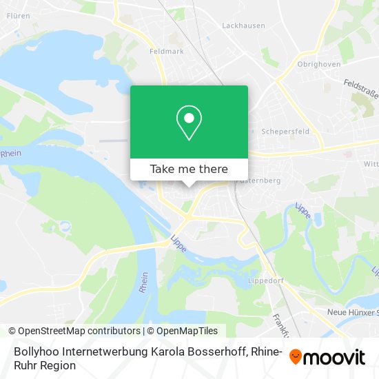 Bollyhoo Internetwerbung Karola Bosserhoff map