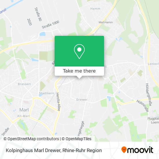 Kolpinghaus Marl Drewer map
