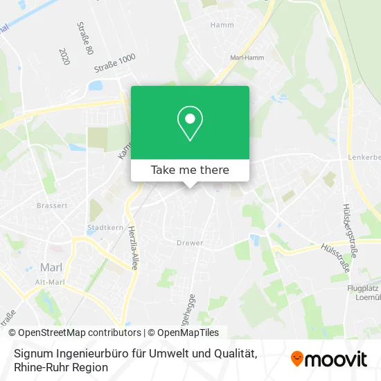 Signum Ingenieurbüro für Umwelt und Qualität map