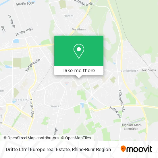 Карта Dritte Ltml Europe real Estate