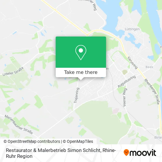 Карта Restaurator & Malerbetrieb Simon Schlicht