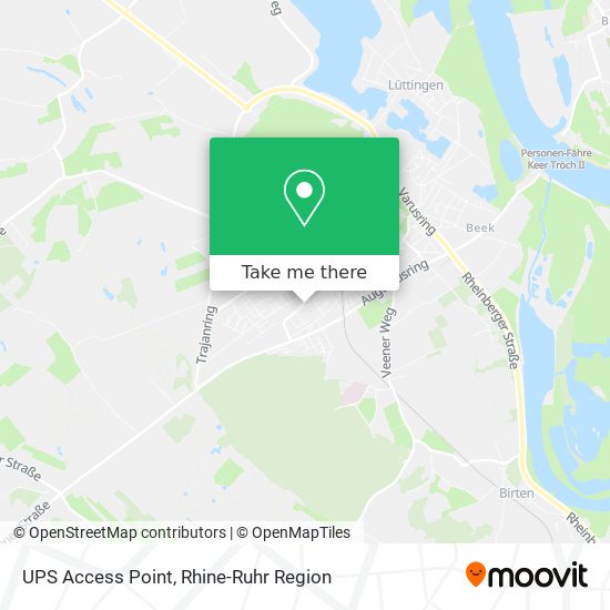 UPS Access Point map