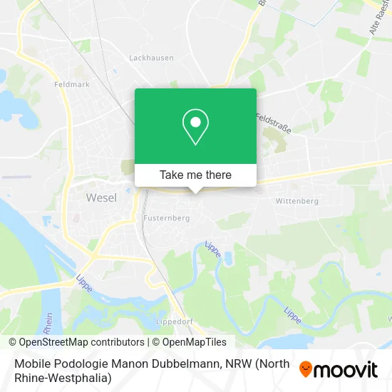 Карта Mobile Podologie Manon Dubbelmann