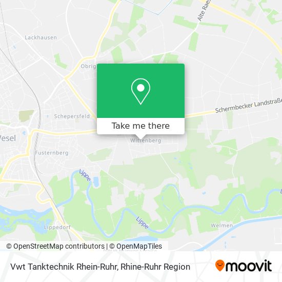 Vwt Tanktechnik Rhein-Ruhr map