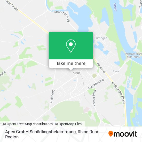 Apex GmbH Schädlingsbekämpfung map