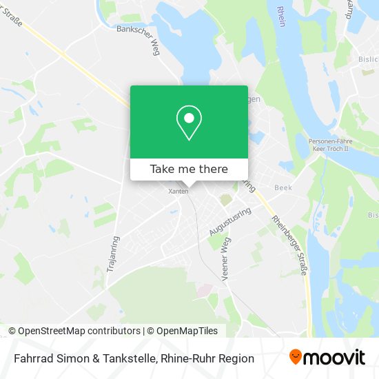 Fahrrad Simon & Tankstelle map