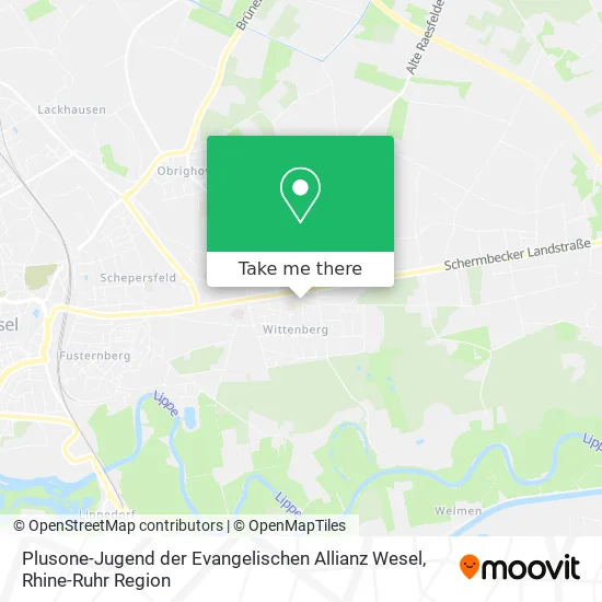 Карта Plusone-Jugend der Evangelischen Allianz Wesel