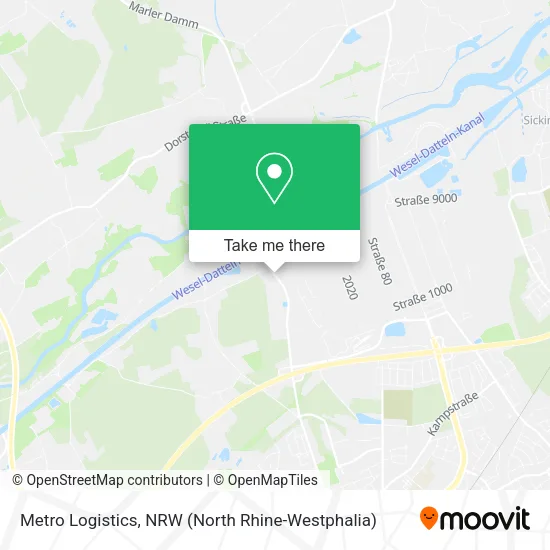 Карта Metro Logistics