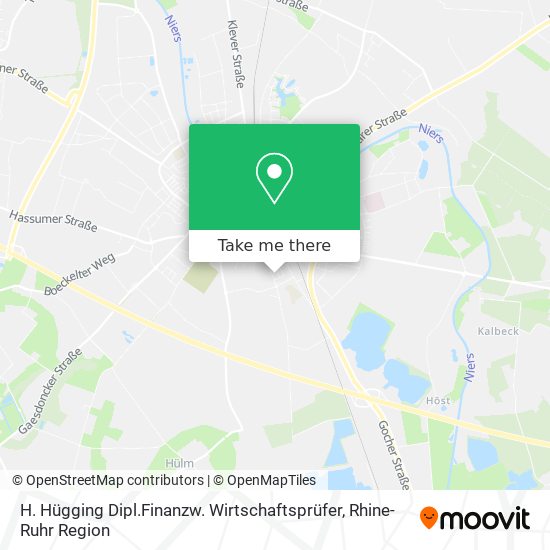 H. Hügging Dipl.Finanzw. Wirtschaftsprüfer map