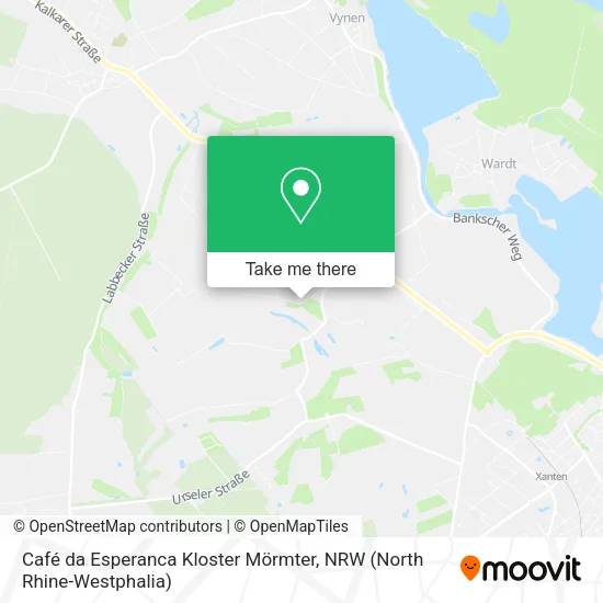 Карта Café da Esperanca Kloster Mörmter