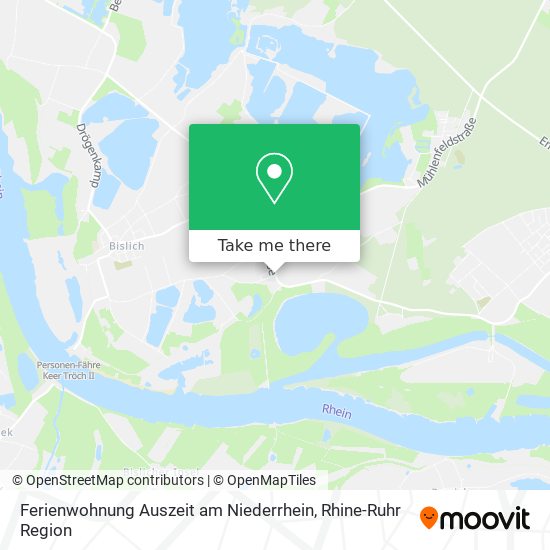 Ferienwohnung Auszeit am Niederrhein map