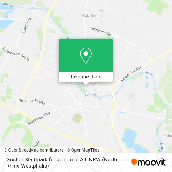 Карта Gocher Stadtpark für Jung und Alt