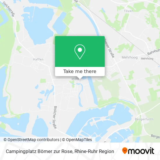 Карта Campingplatz Bömer zur Rose